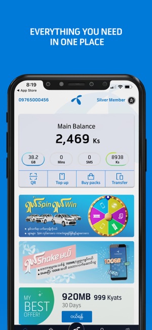 MyTelenor, Myanmar(圖1)-速報App