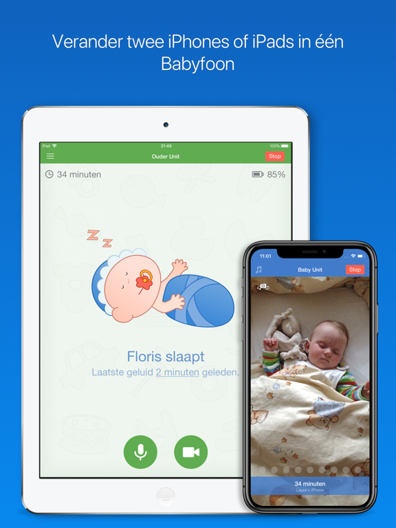 Babyfoon 3G iPad app afbeelding 1
