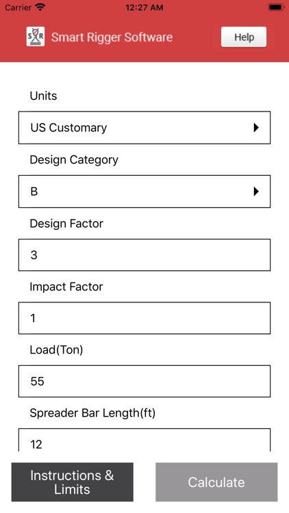 Spreader Bar App