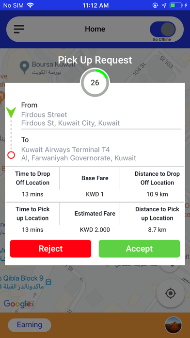 Haitaxi Driver Kuwait screenshot 2