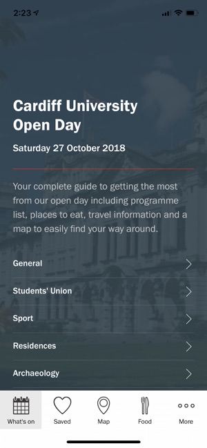 Cardiff University Open Day(圖1)-速報App