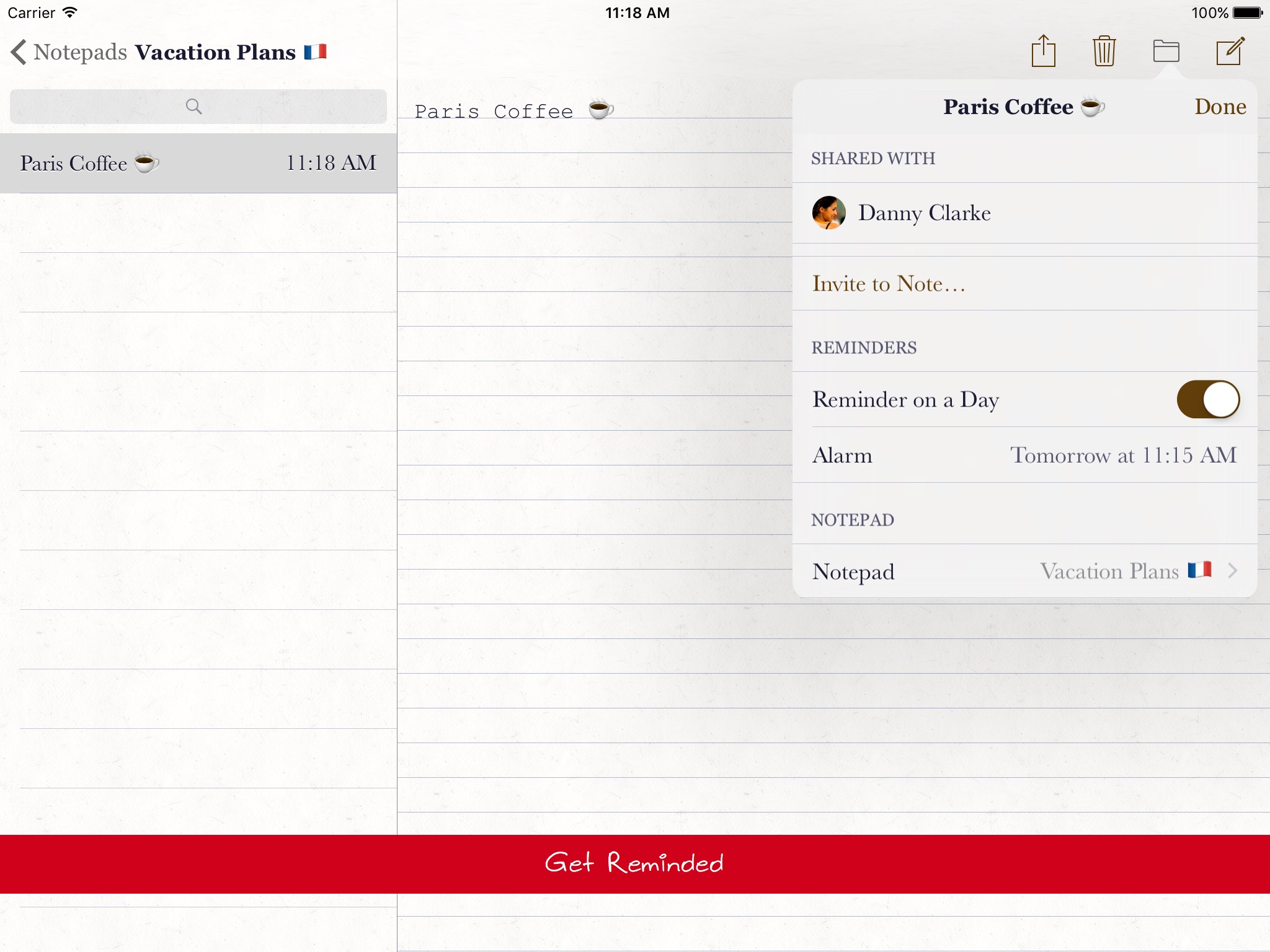 Memo Notepad HD screenshot 4