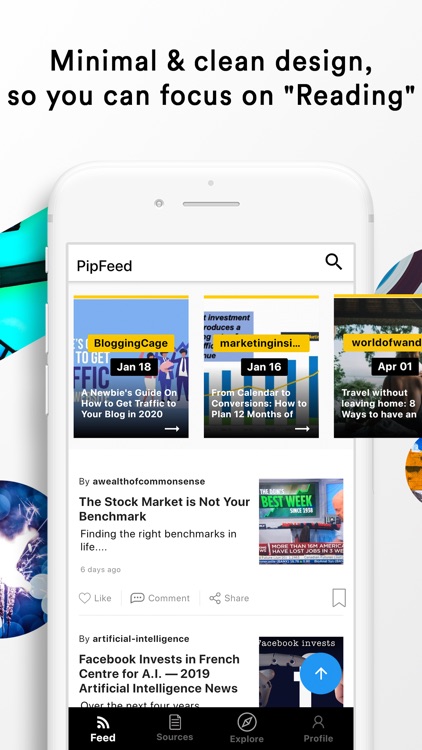 Pipfeed: Personal reading app