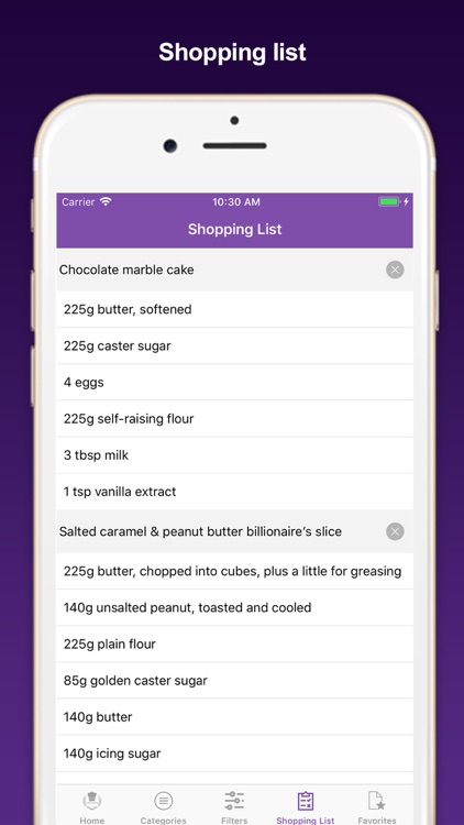 Cakes & baking recipes screenshot-3