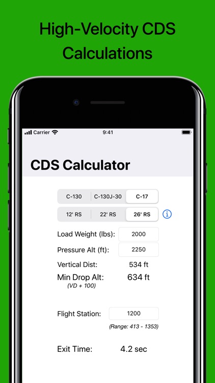 DZ Calc: Drop Zone Calculator screenshot-3