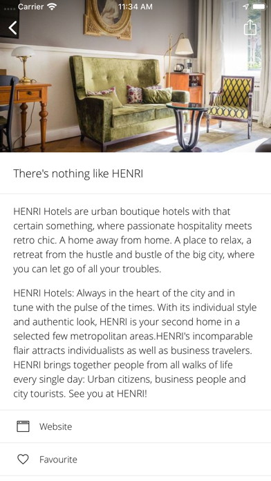 HENRI Hotels screenshot 2