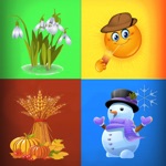 The Four Seasons -  educational game for children and babies