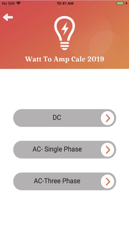 Watt To Amp Calc