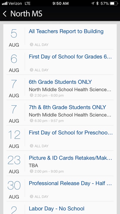North Middle School