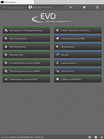 EVOconnect screenshot 2