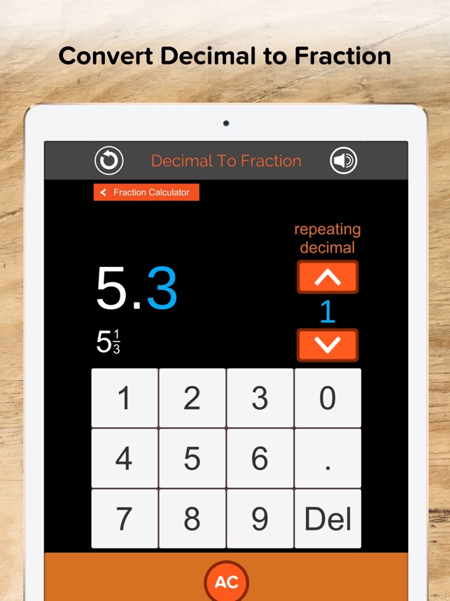 Fraction Calculator Decimals On The App Store