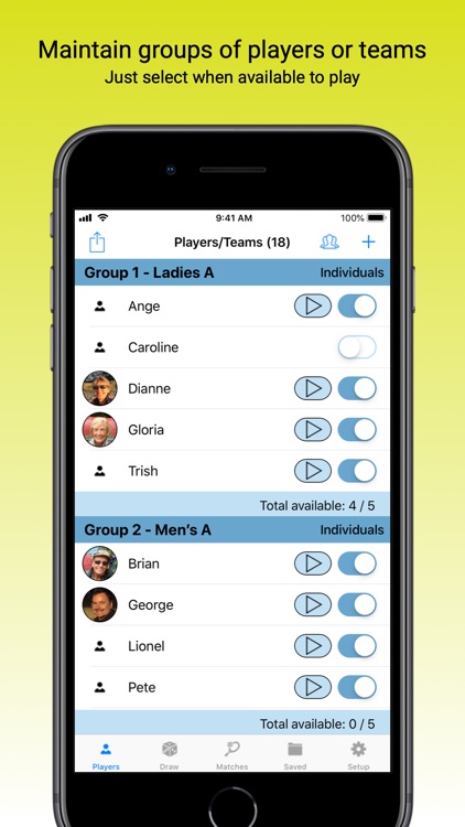 MatchUp Tennis Organizer Pro