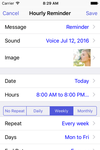 Reminders with Voice Reminder - náhled