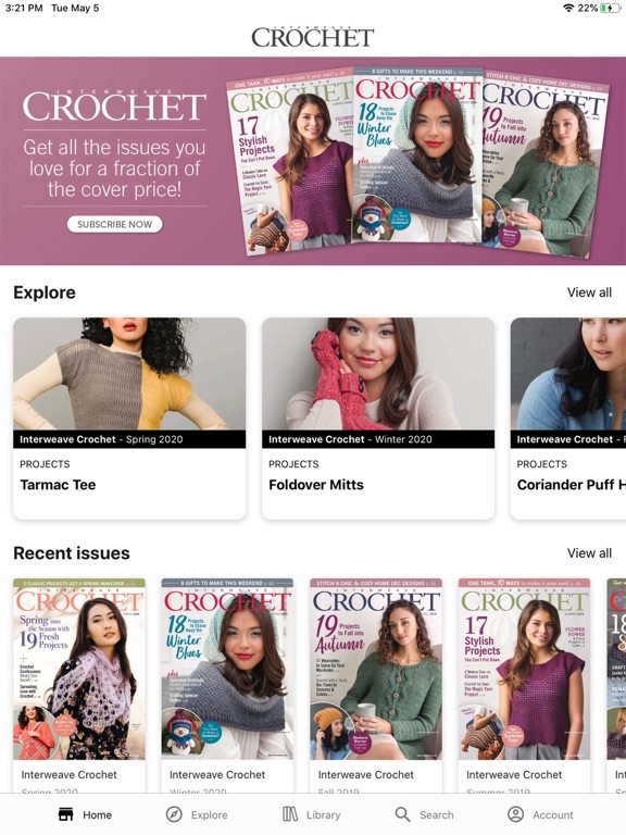 Interweave Crochet Magazineのおすすめ画像1