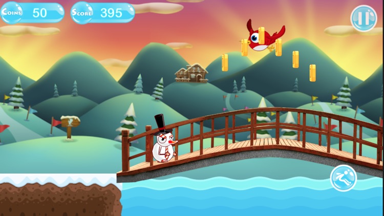 Island Snowman Runner screenshot-4