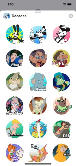 Game screenshot Disney Stickers: Decades hack