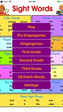 Game screenshot Best Dolch Sight Words apk