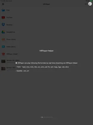 Captura de Pantalla 3 VRPlayer : 2D 3D 360° Video iphone