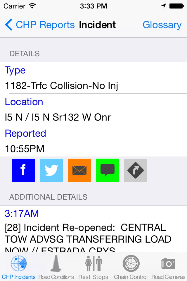California Road Report screenshot 3