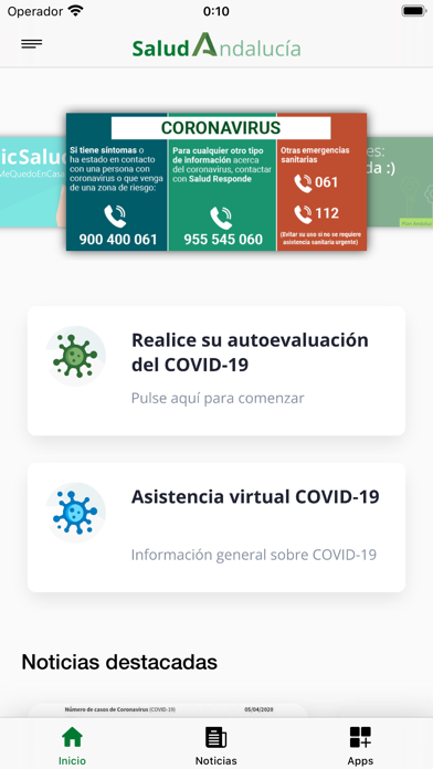 Salud Andalucía screenshot 2