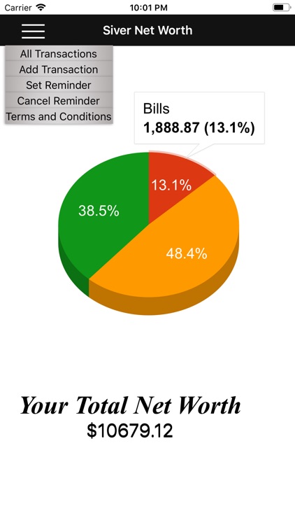 Siver Net Worth Calculator