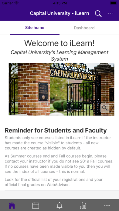 How to cancel & delete Capital University - iLearn from iphone & ipad 1