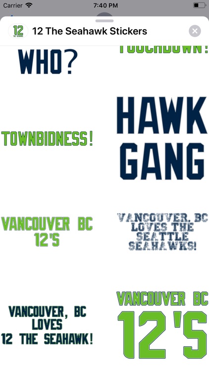 12 The Seahawk Stickers screenshot-5