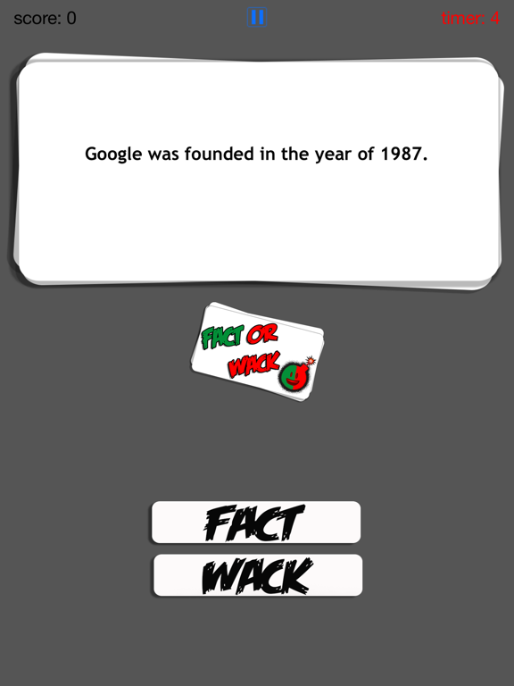 FACT OR WACK для iPad