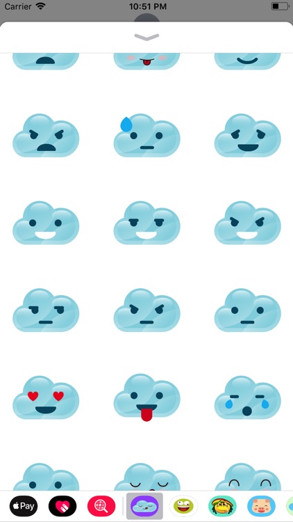 cloudy lovely emoji stickers 2