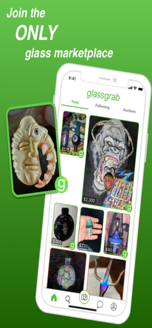 GlassGrab - Glass Marketplace