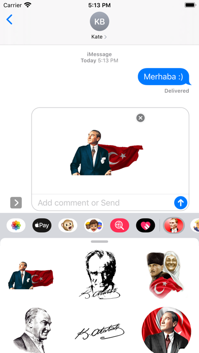 Ataturk Mustafa Kemal Stickers screenshot 2
