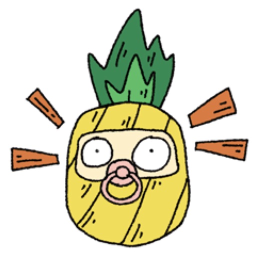 Pineapple Pineapple Stickers