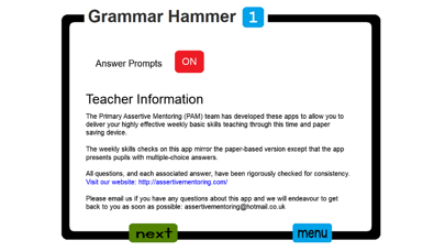 PAM Grammar Hammer 1 screenshot 2