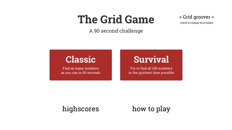 The Grid Game