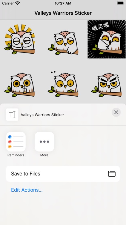 Valleys Warriors Sticker