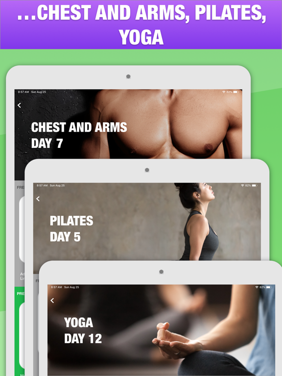 5 Minute Home Workouts - Quick abs, fat loss, fitness, yoga and core exercises for men and women screenshot