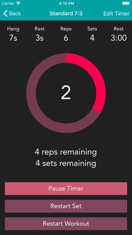 HangTime - a hangboarding app screenshot-4