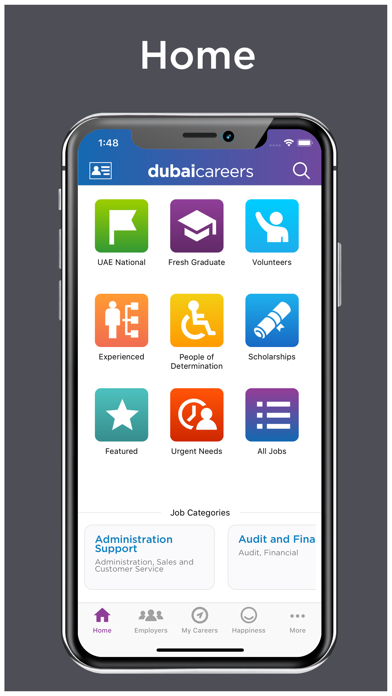 How to cancel & delete Dubai Careers from iphone & ipad 1