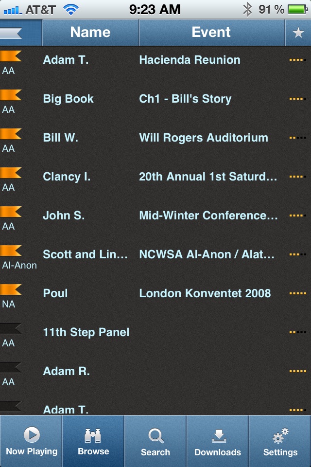 12 Steps Speakers screenshot 2