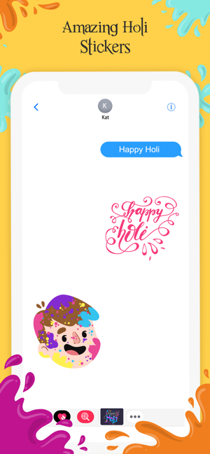 Holi Stickers - Dhuleti Emojis(圖5)-速報App