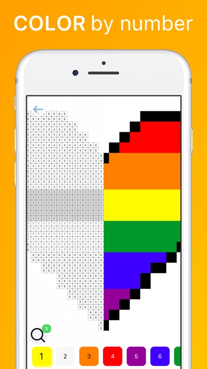Multi Color coloring by number