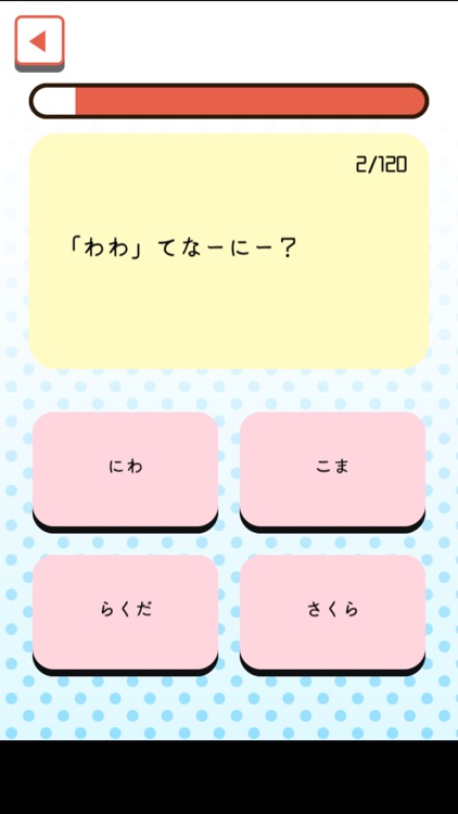 超簡単4択クイズ