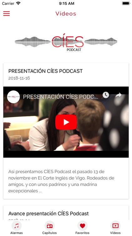 CÍES Podcast screenshot-3