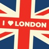 Vintage I Love London Sticker
