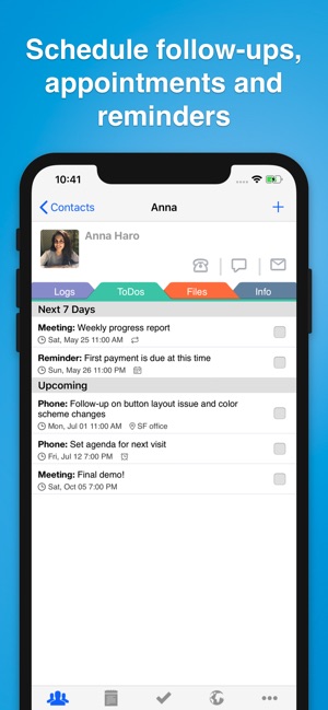 Contacts Journal CRM(圖2)-速報App