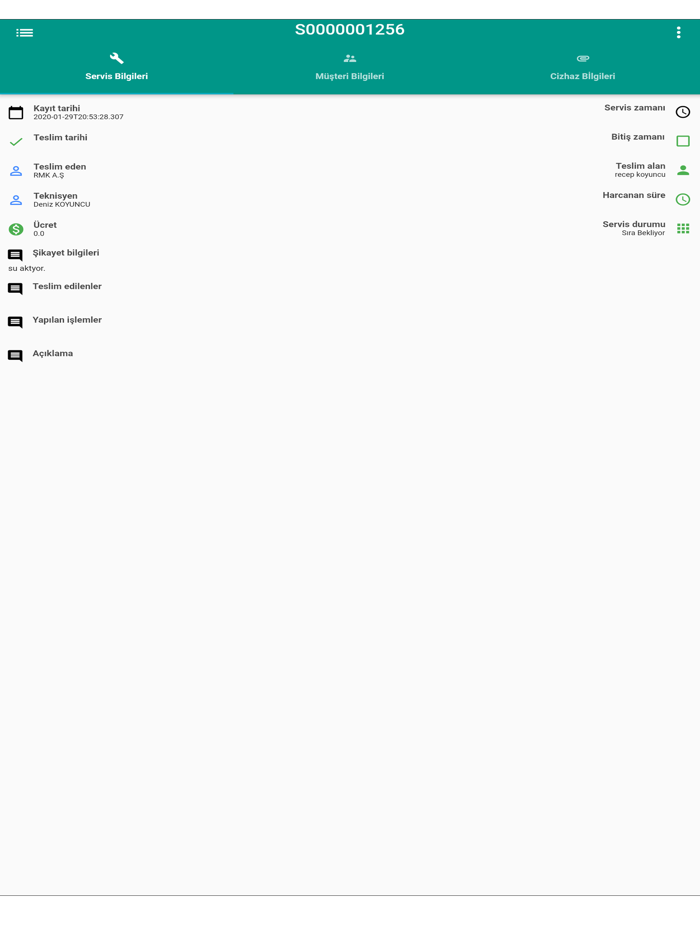 Müşteri Talep Yönetim Sistemi