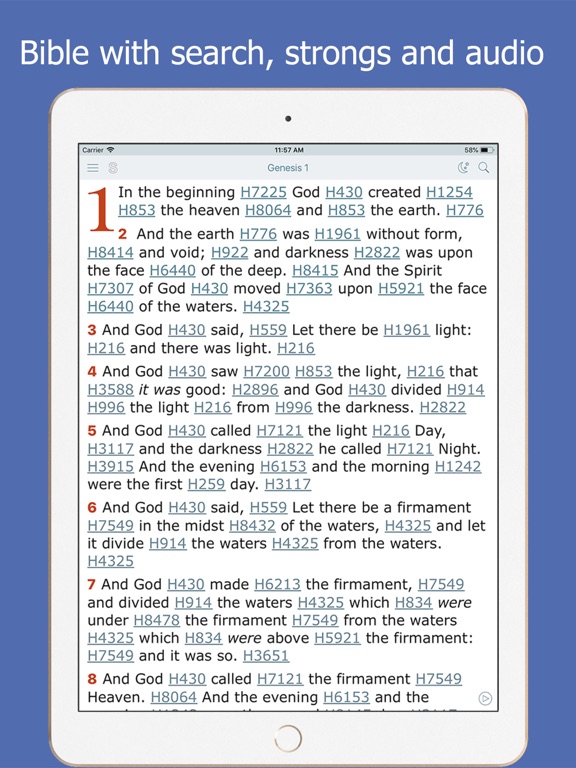 Bible and Strong’s Concordance screenshot 4