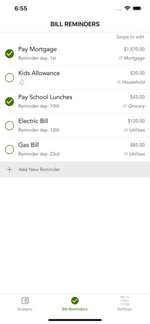Budge Budgets and Reminders(圖2)-速報App