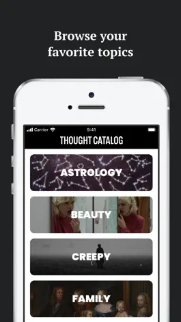 Game screenshot Thought Catalog apk