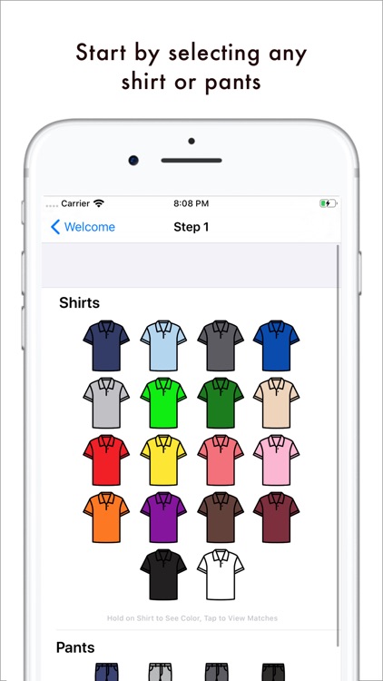 The Clothes Matcher